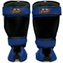 Fairtex SP7 Muay Thai Boxing Shin Guards "Detachable In-Step A.K.A. Twister" Blue