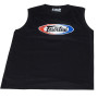 Fairtex MTT36 Jersey T-Shirt Tank Top Muay Thai Cotton Black Free Shipping