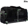 Fairtex BAG2 Gym Bag Muay Thai Boxing Solid Black 