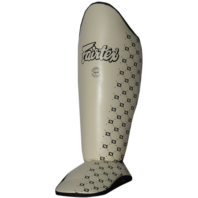 Fairtex SP5 Muay Thai Boxing Shin Guards "Competition" White