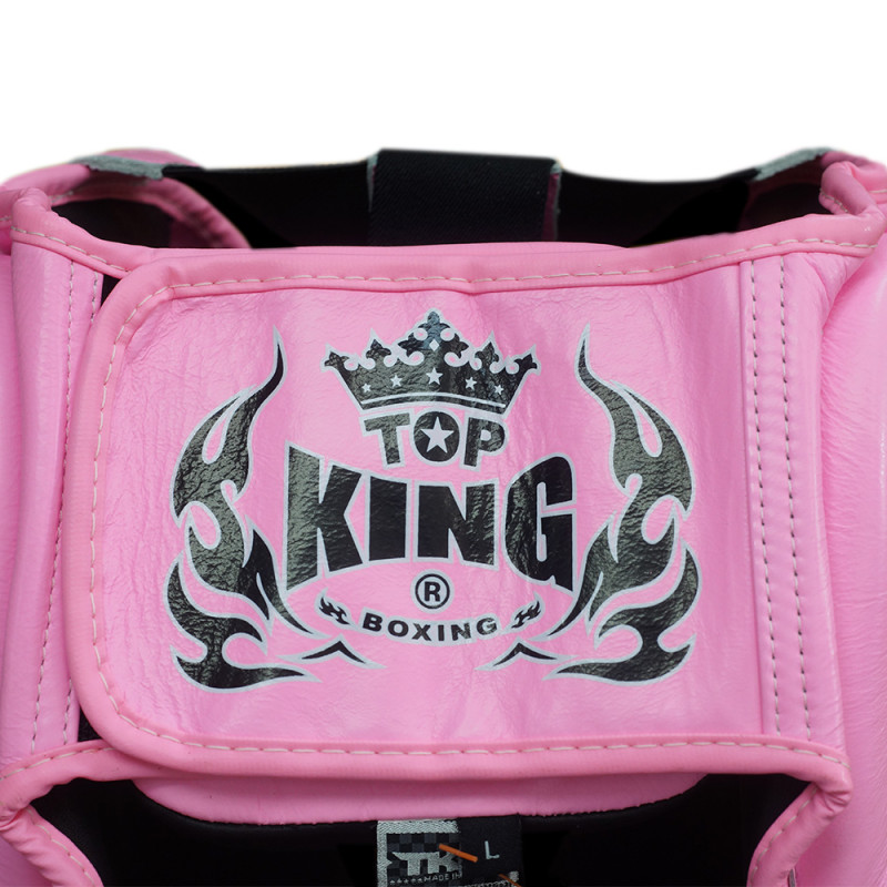 TKB TopKing TKHGFC-EV "Full Coverage" Boxing Headgear Head Guard Pink