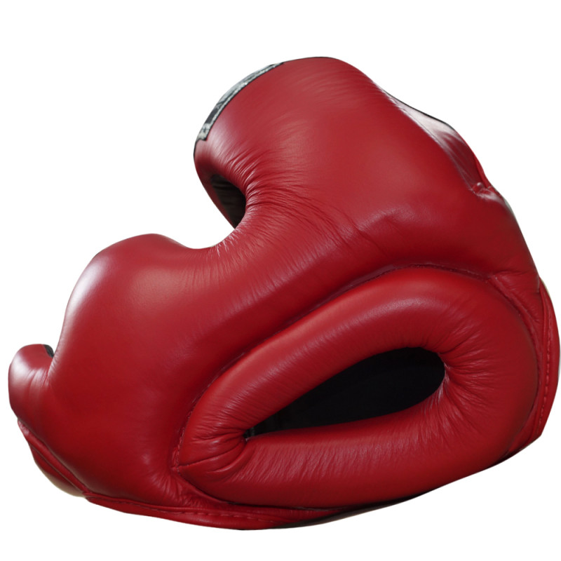 TKB TopKing TKHGEC-LV "Extra Coverage" Boxing Headgear Head Guard Red