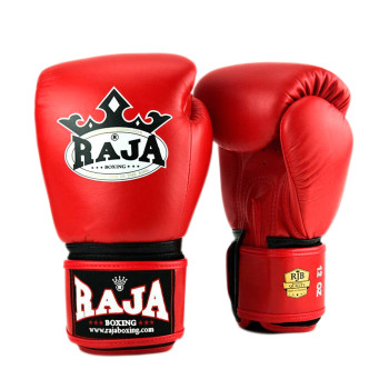 Raja Boxing Gloves "Single Color" Red
