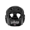 Fairtex HG6 Boxing Headgear Head Guard Competition Black