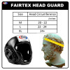 Fairtex HG6 Boxing Headgear Head Guard Competition Black