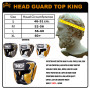 TKB Top King "Empower" Boxing Headgear Head Guard Black-Silver