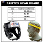 Fairtex HG8 Boxing Headgear Head Guard  Mexican Style Black