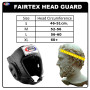 Fairtex HG1 Boxing Headgear Head Guard Competition Black