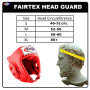 Fairtex HG1 Boxing Headgear Head Guard Competition Red