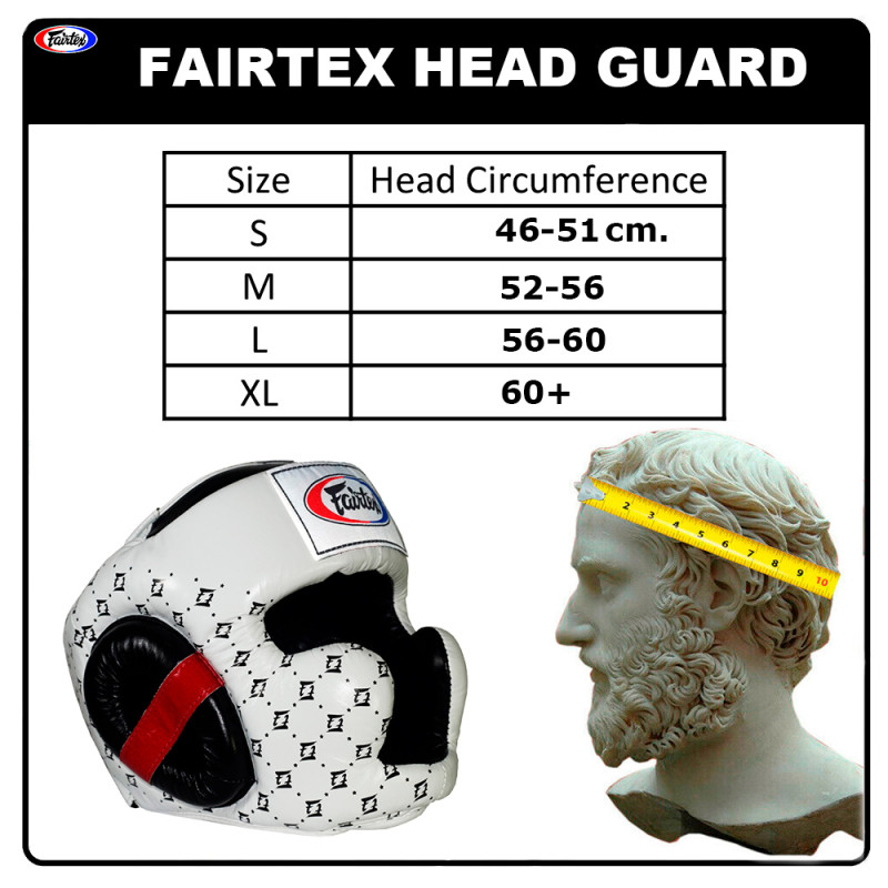 Fairtex HG10 Super Sparring Boxing Headgear Head Guard White