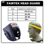 Fairtex HG1 Boxing Headgear Head Guard Competition Blue