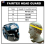 Fairtex HG13 Boxing Headgear Head Guard "Diagonal Vision Sparring" Black-Blue