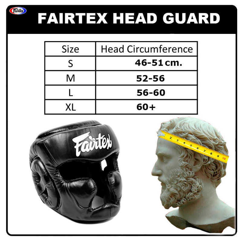 Fairtex HG13 Boxing Headgear Head Guard "Diagonal Vision Sparring" Lace Up Black