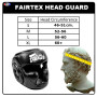 Fairtex HG13 Boxing Headgear Head Guard "Diagonal Vision Sparring" Black