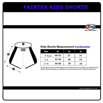 Yoth Kids Fairtex BSK2102 Muay Thai Shorts "Summer" Free Shipping