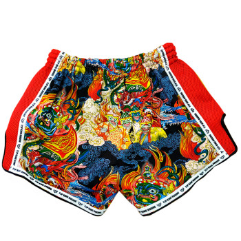 TKB TopKing TKTBS Muay Thai Boxing Shorts Retro Free Shipping