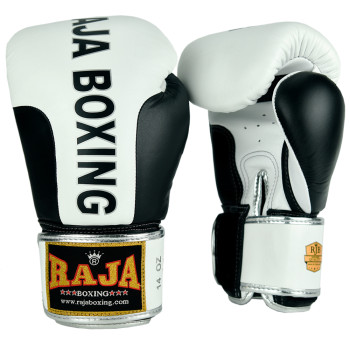 Raja Boxing Gloves "Original Premium" White-Black