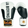 Raja Boxing Muay Thai Gloves "Original Premium" White-Black