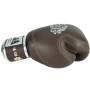 Raja Boxing Muay Thai Gloves "Double Line" Brown