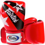 Fairtex BGV1 Boxing Gloves "Nation Print" Universal Red