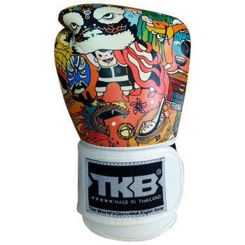 TKB TopKing Boxing Gloves "Chinese New Year" White