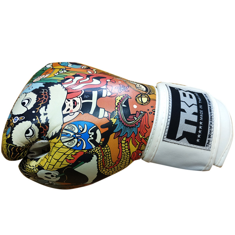 TKB TopKing Boxing Gloves "Chinese New Year" White