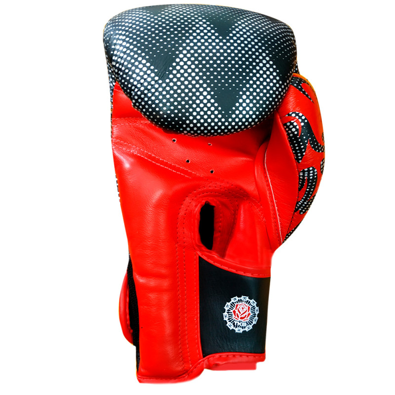 TKB TopKing Boxing Gloves "Rose" Red 