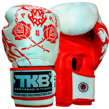 TKB Top King Boxing Gloves "Dragon" White