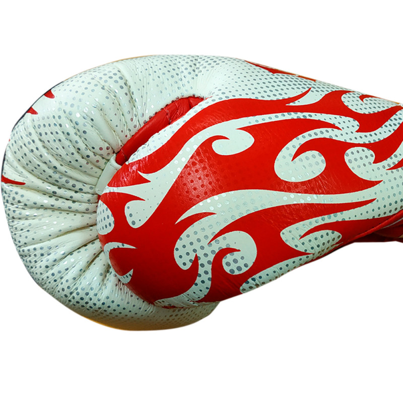TKB TopKing Boxing Gloves "Dragon" White
