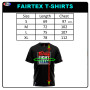 Fairtex TST51 T-Shirt Muay Thai Boxing Cotton Training Casual Black Free Shipping