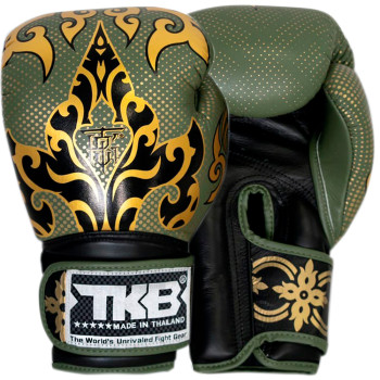 TKB Top King Boxing Gloves "Kanok" Green 