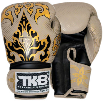 TKB Top King Boxing Gloves "Kanok" Beige 