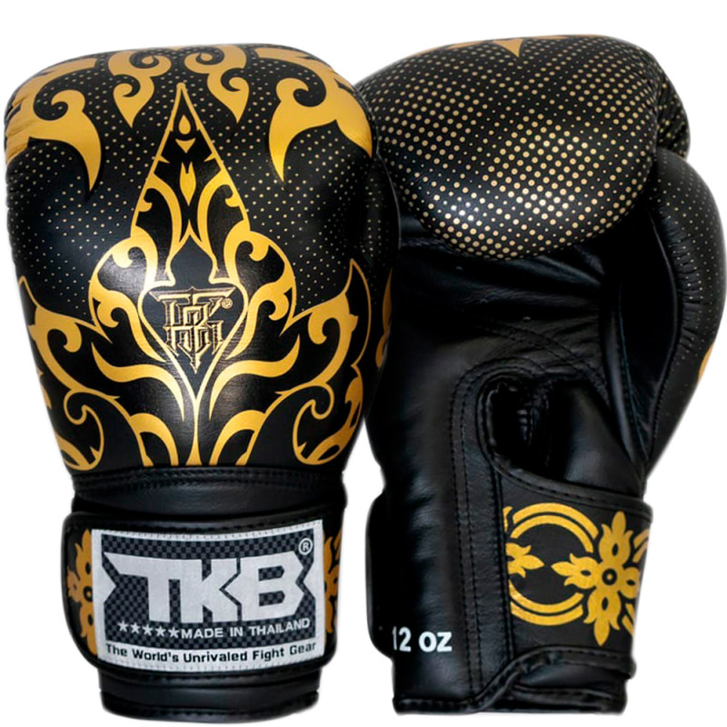 TKB TopKing Boxing Gloves "Kanok" Black