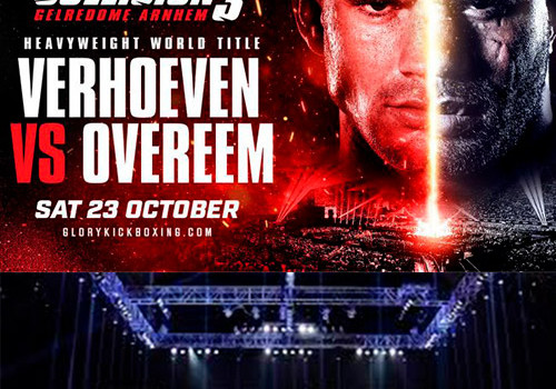 GLORY CHAMP RICO VERHOEVEN DEFENDS HEAVYWEIGHT TITLE AGAINST ALISTAIR OVEREEM ON OCT. 23