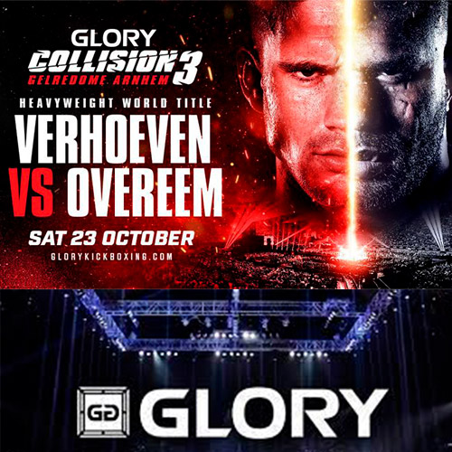 GLORY CHAMP RICO VERHOEVEN DEFENDS HEAVYWEIGHT TITLE AGAINST ALISTAIR OVEREEM ON OCT. 23