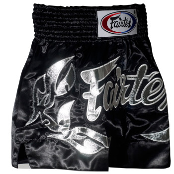 Fairtex BS0647 Muay Thai Boxing Shorts "Eternal Silver" Free Shipping