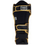 TKB Top King TKSGSS-02 Shin Guards Muay Thai Boxing "Snake" Gold (Black)