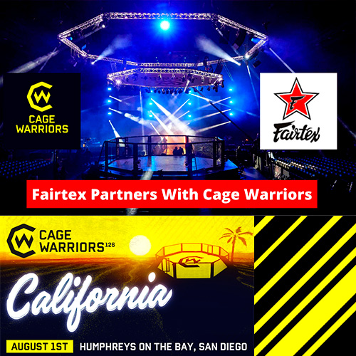 FAIRTEX PARTNERS WITH CAGE WARRIORS