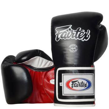 Fairtex BGV5 Boxing Gloves "Super Sparring" Black-Red-White