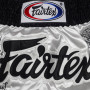 Fairtex BS0637 Muay Thai Boxing Shorts "Superstitious" White Free Shipping