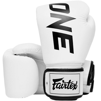 Fairtex BGV1 Boxing Gloves Universal "ONE" White