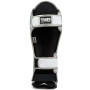 TKB Top King TKSGSS-02 Shin Guards Muay Thai "Snake" Silver (White)