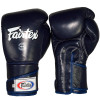 Fairtex BGV6 Boxing Gloves "Stylish Angular Sparring" Full Wrist Closure Blue