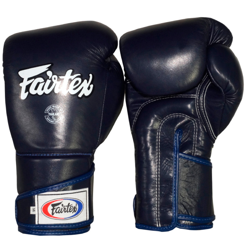 Fairtex BGV6 Boxing Gloves "Stylish Angular Sparring" Full Wrist Closure Blue