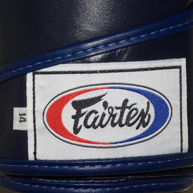 Fairtex BGV6 Boxing Gloves "Stylish Angular Sparring" Full Wrist Closure Blue