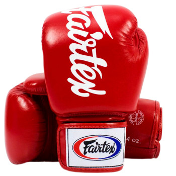 Fairtex BGV19 Boxing Gloves "Deluxe Tight-Fit" Red