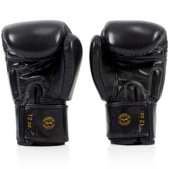 Fairtex BGV19 Boxing Gloves "Deluxe Tight-Fit" Black