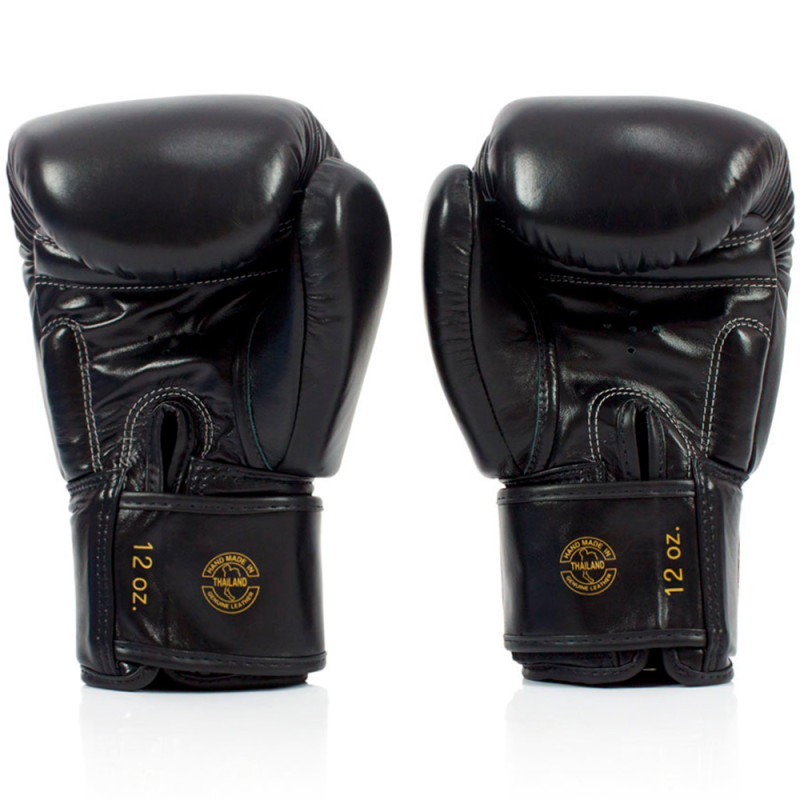 Fairtex BGV19 Boxing Gloves "Deluxe Tight-Fit" Black