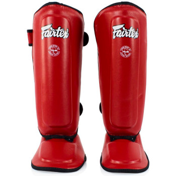 Yoth Kids Fairtex SPK9 Shin Guards Muay Thai Boxing Red