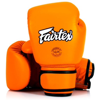 Fairtex BGV16 Boxing Gloves Woman "Real Leather" Orange